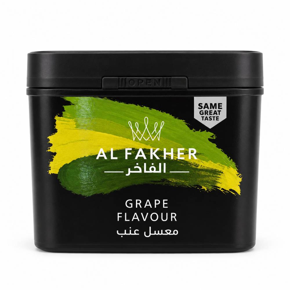تنباکو قلیان الفاخر انگور ۲۵۰ گرم (Al Fakher Grape Flavour 250g)