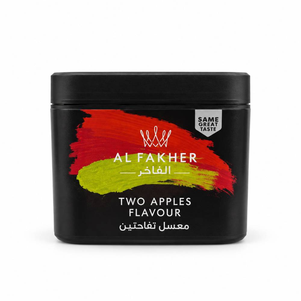 تنباکو قلیان الفاخر دوسیب ۲۵۰ گرم (Al Fakher Two Apples Flavour 250g)