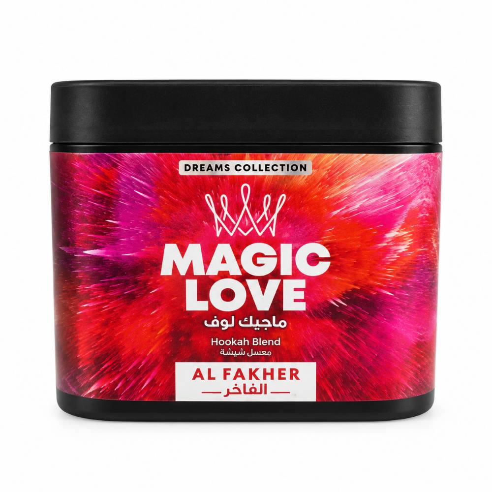 تنباکو قلیان الفاخر مجیک لاو ۲۵۰ گرم دریمز کالکشن (Al Fakher Magic Love Dreams Collection 250g)