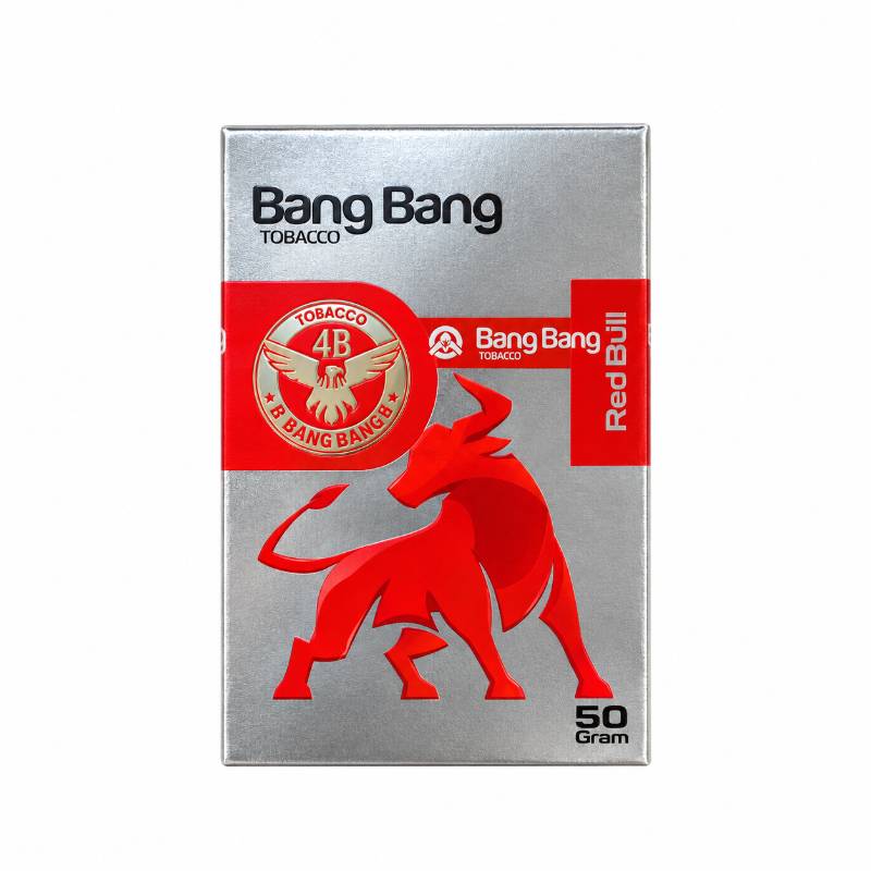 تنباکو قلیان بنگ بنگ رد انرژی ۵۰ گرمی (Bang Bang Red Bull 50g)