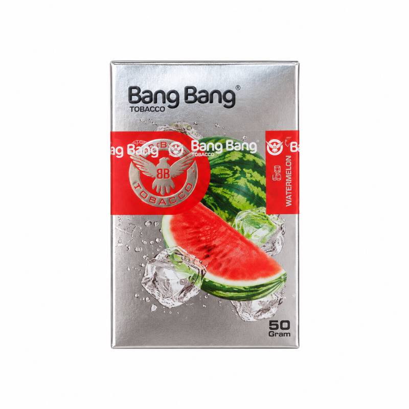 تنباکو قلیان بنگ بنگ هندوانه یخ ۵۰ گرمی طعم خنک و تابستانی Bang Bang