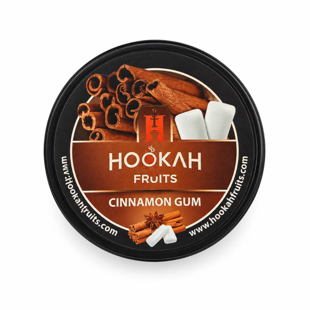 تنباکو میوه طبیعی هوکا با طعم آدامس دارچین ۱۰۰ گرم (HOOKAH FRUITS Cinnamon Gum 100g)