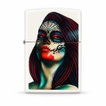 فندک زیپو اورجینال کد 28400 (Zippo 28400 Skull Girl Design)