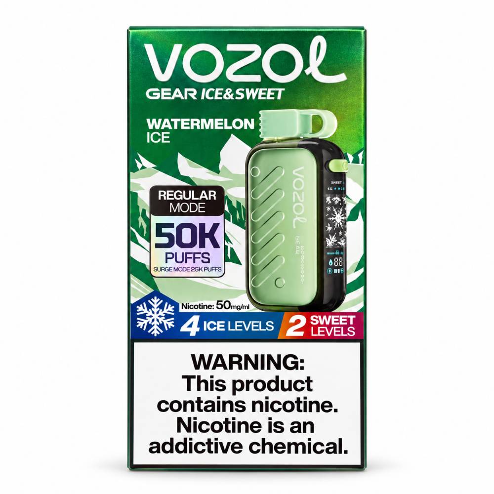 پاد یکبار مصرف ووزول هندوانه یخی ۵۰K (VOZOL Watermelon Ice 50K)