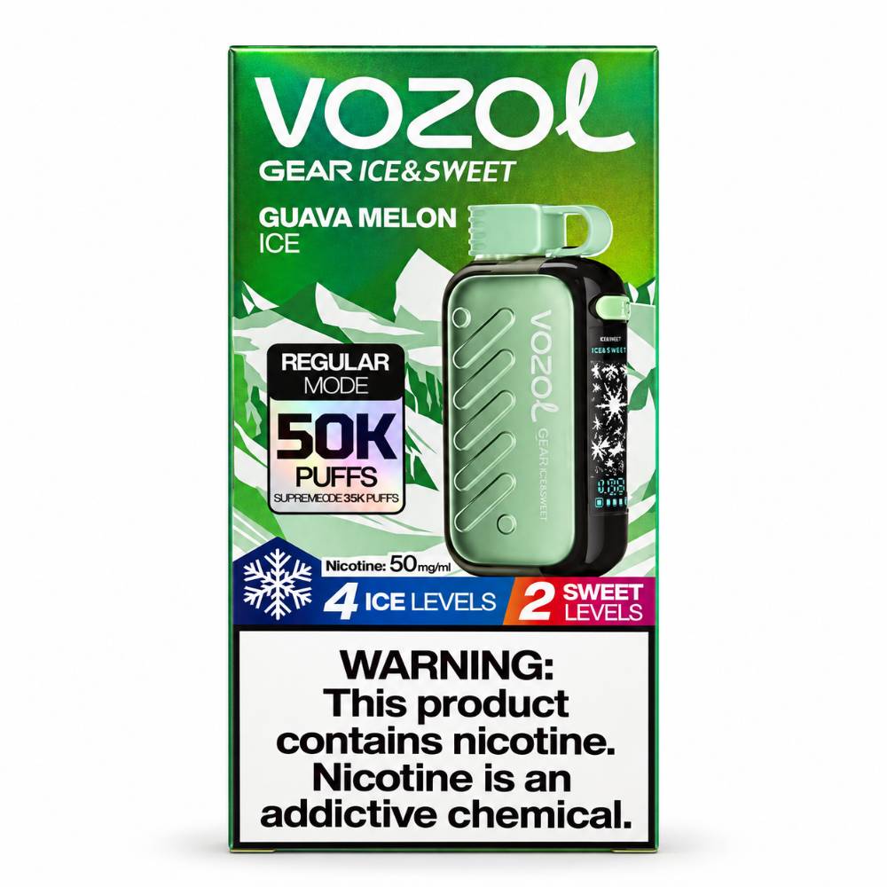 پاد یکبار مصرف ووزول گوآوا خربزه یخی ۵۰K (VOZOL Guava Melon Ice 50K)