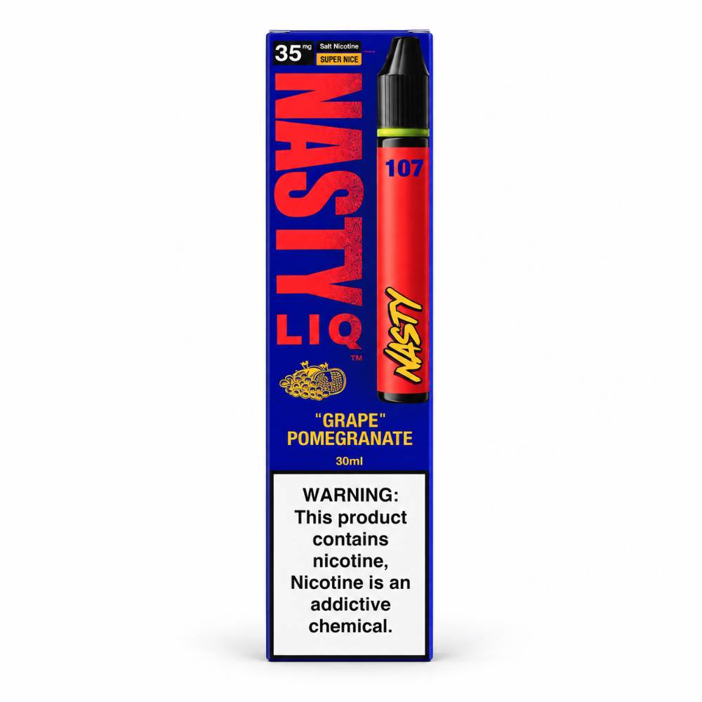 سالت نستی انگور انار 35 میلی‌گرم Nasty Grape Pomegranate Salt Nicotine 35mg
