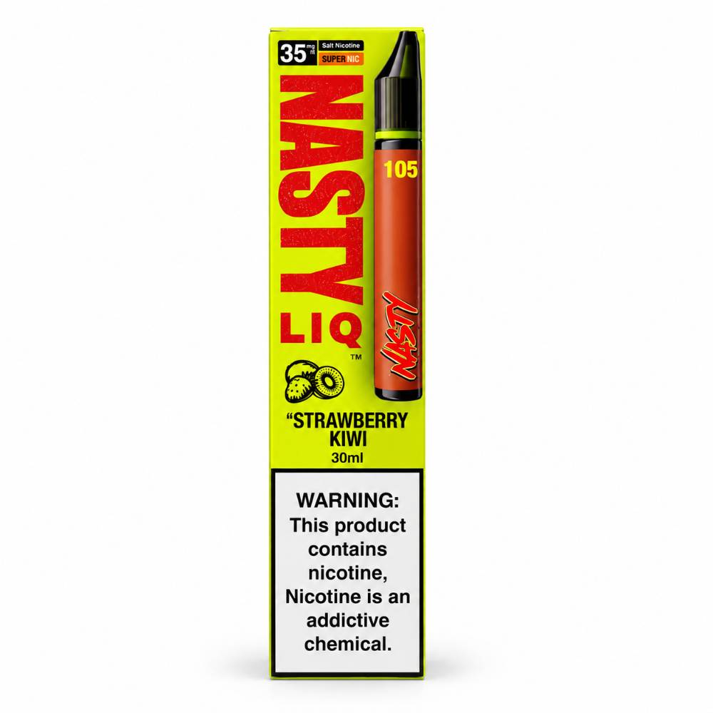 سالت نستی توت‌فرنگی کیوی 35 میلی‌گرم Nasty Strawberry Kiwi Salt Nicotine 35mg