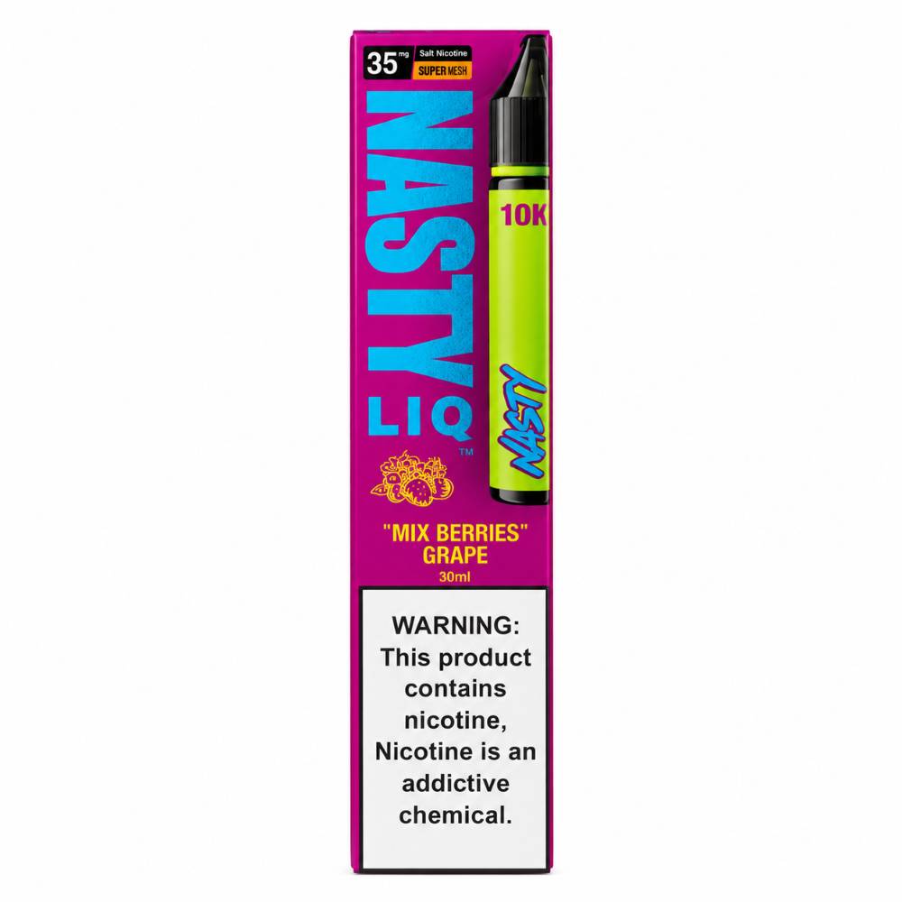 سالت نستی میکس بری انگور 35 میلی‌گرم Nasty Mix Berries Grape Salt Nicotine 35mg