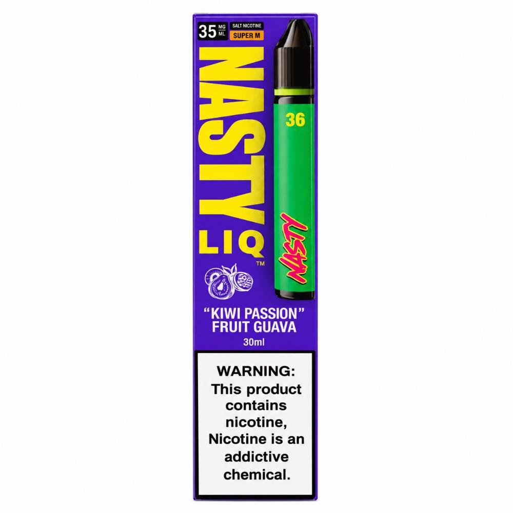 سالت نستی کیوی پشن فروت گواوا 35 میلی‌گرم Nasty Kiwi Passion Fruit Guava Salt 35mg