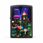 فندک زیپو اورجینال کد 48506 Zippo Cyber City Design