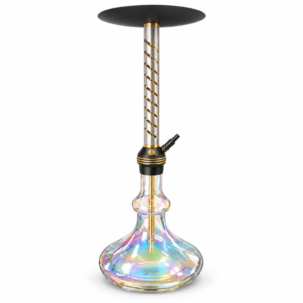 قلیان لان کینگ نقره‌ای طلایی Lion King Hookah