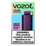 پاد یکبار مصرف وزول 10000 کام سدار بریز Vozol Gear 10000 Cedar Berries