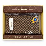 کیف سیگار گوپای GUIPAI مدل Noble Checker Brown