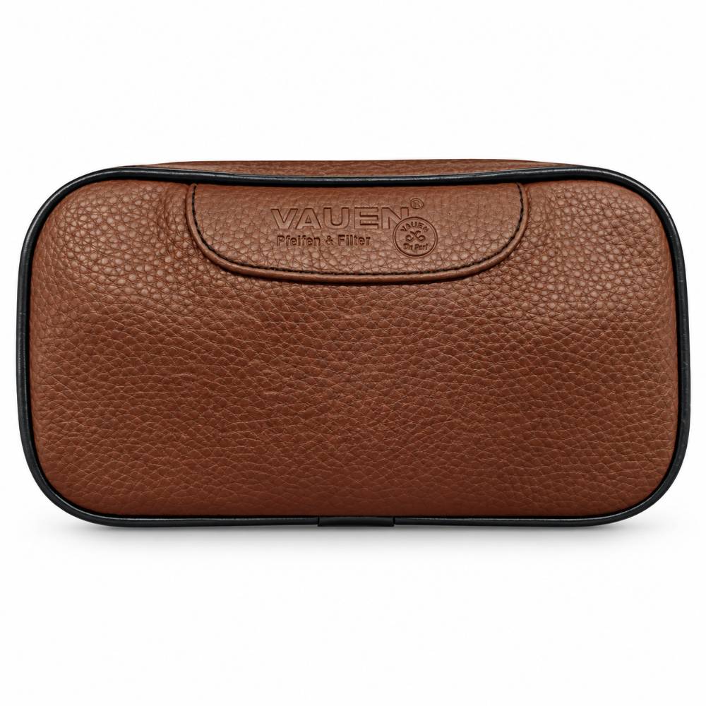 کیف پیپ چرمی VAUEN مدل Classic Brown