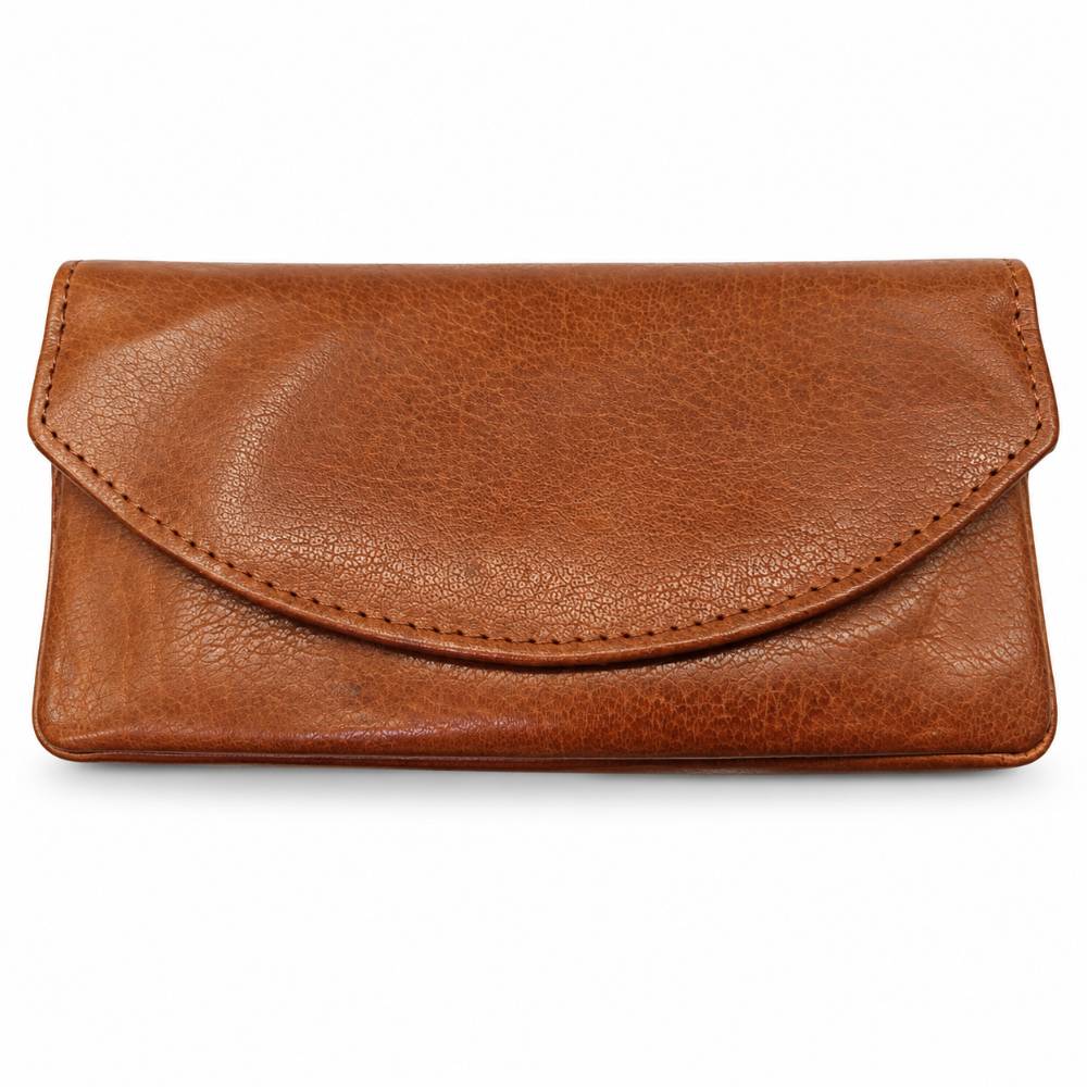 کیف پیپ چرمی قهوه‌ای Vintage Saddle Brown